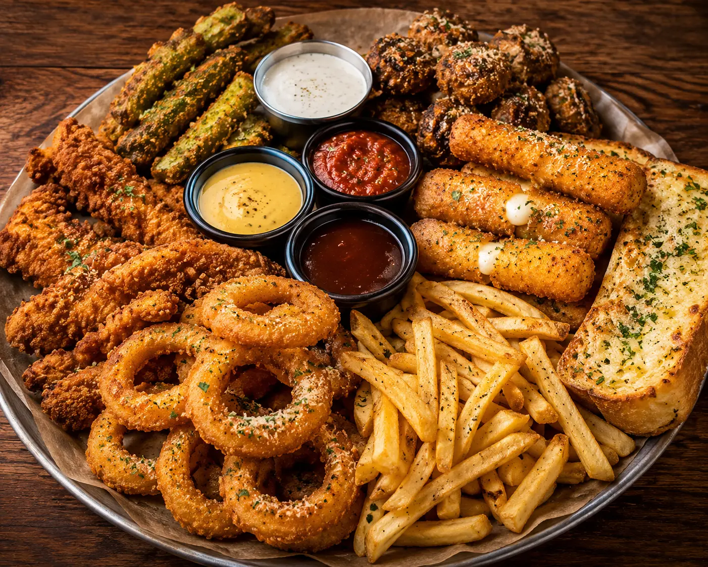 Alibi Platter appetizer sampler in London, Ontario